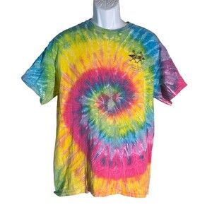 NORTH SHORE HAWAII "Protect Our Beach" Tie Dye‎ Surf Board Colortone Shirt Large